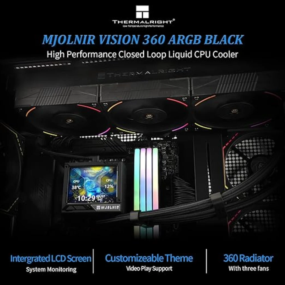 Thermalright Mjolnir Vision 360 ARGB 360mm AIO Liquid CPU Cooler