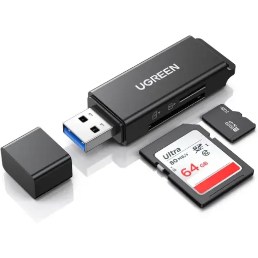 Ugreen 40752 USB 3.0 to TF/SD Dual Card Reader