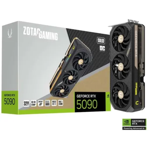 ZOTAC GAMING GeForce RTX 5090 SOLID OC 32GB GDDR7 Graphics Card