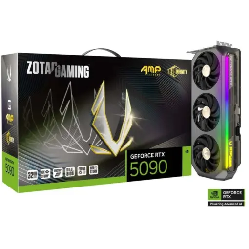 ZOTAC GAMING GeForce RTX 5090 AMP Extreme INFINITY 32GB GDDR7 Graphics Card