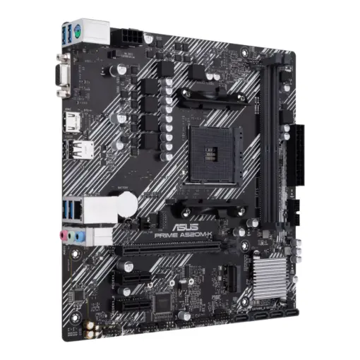 ASUS PRIME A520M-K/CSM AMD AM4 (3rd Gen Ryzen) Micro-ATX Motherboard - Image 3