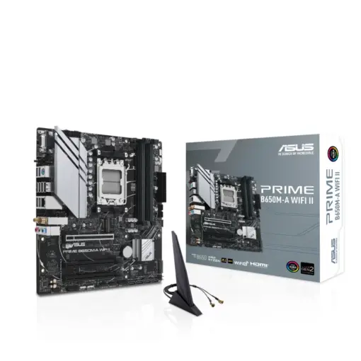 ASUS Prime B650M-A WiFi II DDR5 AMD AM5 microATX Motherboard