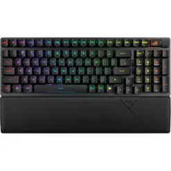 ASUS ROG Strix Scope II 96 RX Wireless Gaming Keyboard, 96% Layout, Optical Key Switch, 2.4GHz Wireless/USB Connectivity/Bluetooth, Multi-Function Control, Quiet Foam