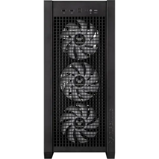 ASUS TUF Gaming GT302 ARGB ATX Mid-Tower Case, Four 140 x 28 mm ARGB Fans for High Airflow and Static Pressure, Interchangeable Side Panel, Detachable Top Panel, Hidden-Connector Motherboard Support, Black - Image 3