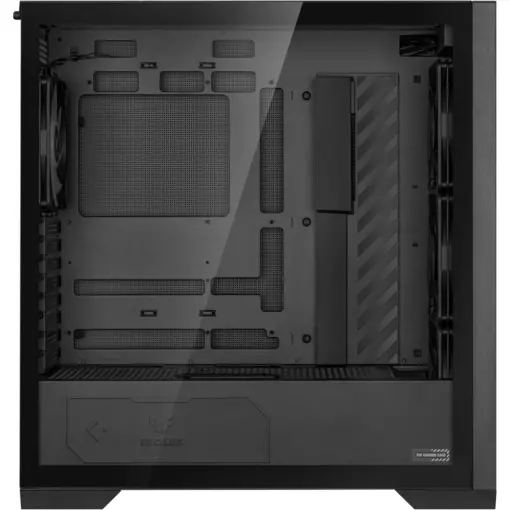 ASUS TUF Gaming GT302 ARGB ATX Mid-Tower Case, Four 140 x 28 mm ARGB Fans for High Airflow and Static Pressure, Interchangeable Side Panel, Detachable Top Panel, Hidden-Connector Motherboard Support, Black - Image 5