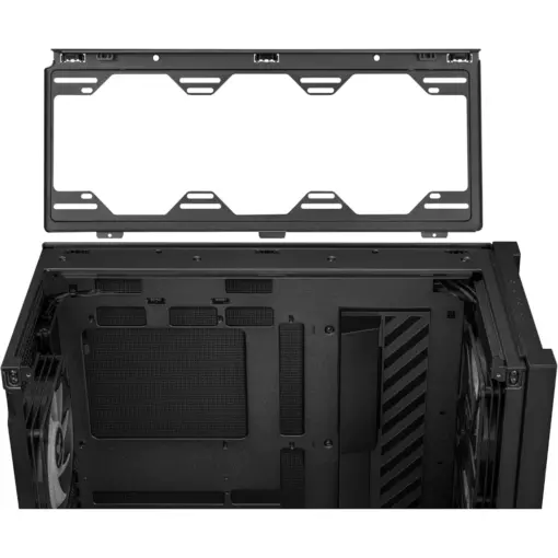 ASUS TUF Gaming GT302 ARGB ATX Mid-Tower Case, Four 140 x 28 mm ARGB Fans for High Airflow and Static Pressure, Interchangeable Side Panel, Detachable Top Panel, Hidden-Connector Motherboard Support, Black - Image 7