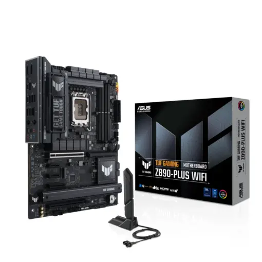 ASUS TUF GAMING Z890-PLUS WIFI DDR5 LGA1851 ATX Motherboard Supports Intel Core Ultra Processors