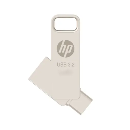 HP x206C OTG USB 3.2 Flash Drive, HPFD206C-128, Read Speed Up to 100MB/s – 128GB