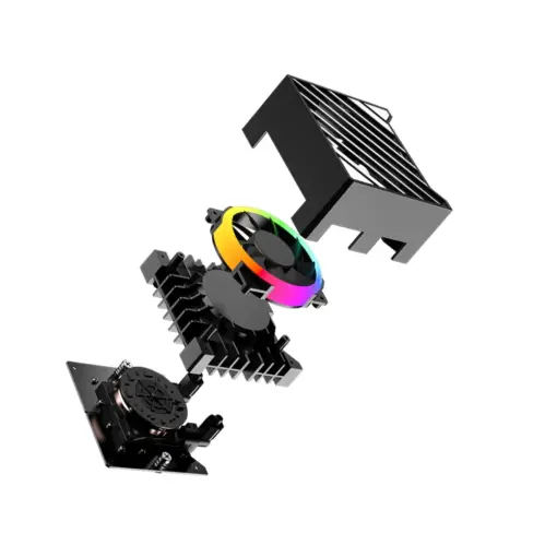 ID-Cooling DashFlow 360 XT PRO ARGB AIO 360mm Liquid CPU Cooler - Black - Image 5