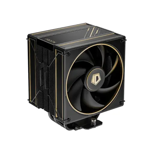 ID-COOLING FROZN A410 GDL (GOLD) Dual Fan CPU Air Cooler, Single Tower with 2x120mm FDB Fans in a Push-pull Configuration, Noninterference With RAM, Compatible With Intel and AMD Latest Sockets