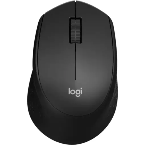 Logitech M280 Wireless Mouse, 2.4 GHz with USB Nano Receiver, 1000 DPI Optical Tracking, 3 Buttons, 18 Month Battery, Compatible with PC, Mac, Laptop, Chromebook - Black