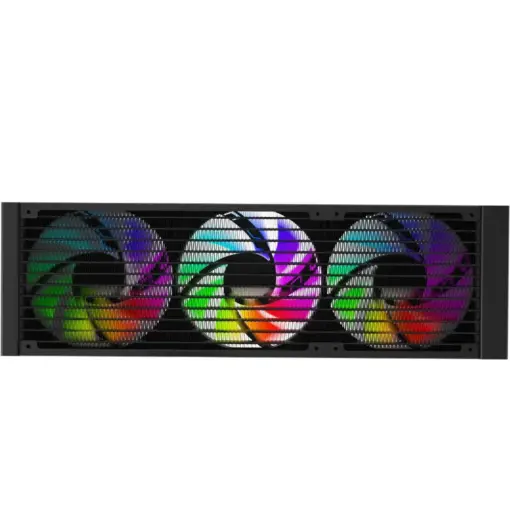 Redragon CCW-1017 360mm Digital ARGB CPU Liquid Cooler, Temperature Display, 3x 12cm Fans - Image 4