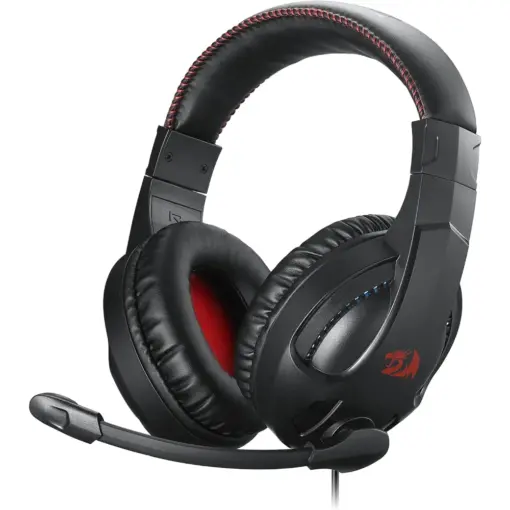 Redragon H211 Cronus Wired Gaming Headset, Stereo Surround Sound, Noise-Canceling Microphone, Dynamic RGB Backlight, 40mm Drivers, Over-Ear Headphones Works for PC/PS5/XBOX/NS