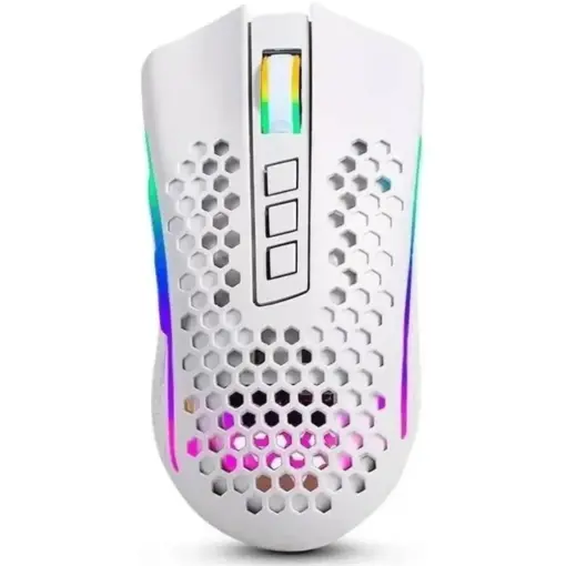 Redragon M808W-KS STORM PRO RGB Wireless Gaming Mouse - White