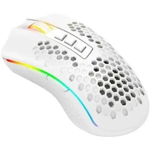 Redragon M808W-KS STORM PRO RGB Wireless Gaming Mouse - White - Image 2