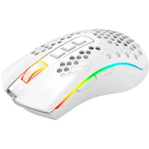 Redragon M808W-KS STORM PRO RGB Wireless Gaming Mouse - White - Image 3