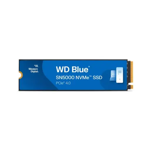 Western Digital 1TB WD Blue SN5000 WDS100T4B0E NVMe SSD - Gen4 x4 PCIe 16Gb/s, M.2 2280, Up to 5,500 MB/s, nCache 4.0