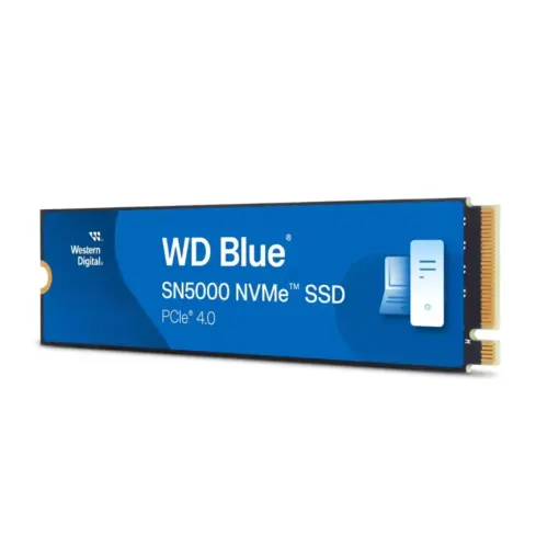 Western Digital 1TB WD Blue SN5000 WDS100T4B0E NVMe SSD - Gen4 x4 PCIe 16Gb/s, M.2 2280, Up to 5,500 MB/s, nCache 4.0 - Image 2