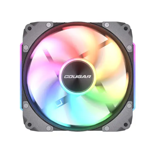 COUGAR APOLAR 120 ARGB Modular Case Fan, 3 Fan Pack, Tool-free Quick-release Connectivity, HDB Hydrodynamic Bearings, 2200 RPM - Black - Image 2