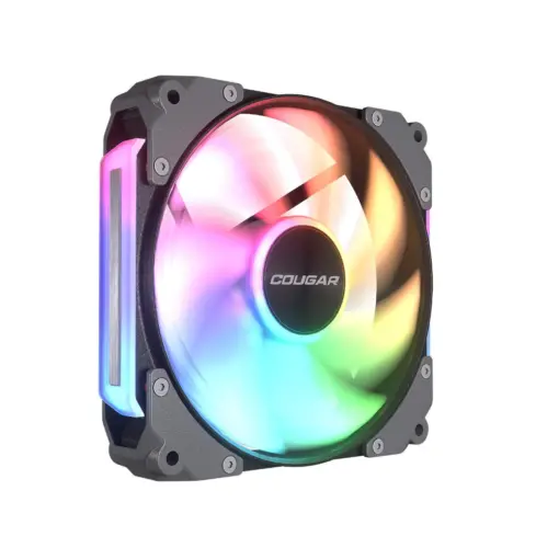 COUGAR APOLAR 120 ARGB Modular Case Fan, 3 Fan Pack, Tool-free Quick-release Connectivity, HDB Hydrodynamic Bearings, 2200 RPM - Black - Image 5