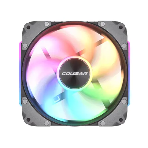 COUGAR APOLAR 120 ARGB REVERSE BLADE Modular Case Fan, 3 Fan Pack, Tool-free Quick-release Connectivity, HDB Hydrodynamic Bearings, 2200 RPM - Black - Image 2