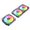 COUGAR APOLAR 120 ARGB REVERSE BLADE Modular Case Fan, 3 Fan Pack, Tool-free Quick-release Connectivity, HDB Hydrodynamic Bearings, 2200 RPM - Black - Image 7