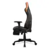 COUGAR ARMOR EVO S Ergonomic Gaming Chair, Breathable PVC Leather, Retractable Footrest, Magnetic Neck Pillow and Lumbar Cushion, 3D Adjustable Armrest, Reclining Backrest up to 155º Tilt & Lock Mechanism - Black/Orange - Free Shipping - Image 4