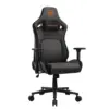 COUGAR DEFENSOR Gray F Ergonomic Office/Gaming Chair, Adjustable Height and Tilt, 155º Recline, 4D Folding Armrests, Magnetic Memory Foam Neck Pillow, Durable Hyper-dura Leatherette Upholstery, Woven Fabric, Back Pockets, 120kg Capacity - Gray/Orange - Free Shipping - Image 2