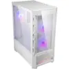 COUGAR Duoface RGB E-ATX Mid Tower PC Case, Tempered Glass, Two Distinctive Front Panels: Mesh & RGB, Up to 280mm Radiator Support, USB 3.0*2, USB 2.0, Pre-Installed Front 2*140 & Rear 1*120 ARGB Fans - White - Image 5