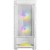 COUGAR Duoface RGB E-ATX Mid Tower PC Case, Tempered Glass, Two Distinctive Front Panels: Mesh & RGB, Up to 280mm Radiator Support, USB 3.0*2, USB 2.0, Pre-Installed Front 2*140 & Rear 1*120 ARGB Fans - White - Image 7
