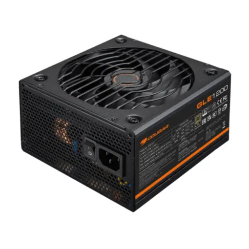 COUGAR GLE 1000W 80 PLUS Gold Fully Modular Power Supply, Supports PCIe 5.1/ATX 3.1, 100% Refined Japanese Capacitors, Durable HDB Fan with Integrated Stabilizing Ring - Image 4