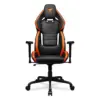 COUGAR HOTROD Ergonomic and Comfortable Gaming Chair with Head and Lumbar Support, Steel Frame and Base, Reclining Backrest, Tilt Mechanism, Noise-reducing Casters, Premium Hyper-dura Leatherette, 3D Armrest - Black/Orange - Free Shipping