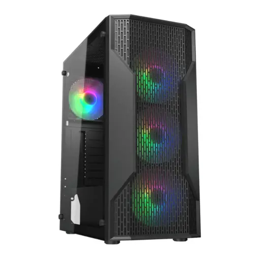 COUGAR MX110 RGB ATX Mid Tower PC Case - Black