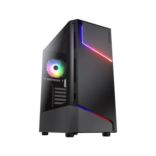 COUGAR MX360 RGB ATX Mid Tower PC Case - Black