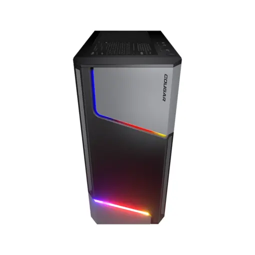 COUGAR MX360 RGB ATX Mid Tower PC Case - Black - Image 3