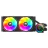 COUGAR POSEIDON ELITE 240 ARGB AIO Liquid Cooler with Infinity Mirror Design, "UTTERIGHT" Fins Design, Rotatable Pump Head, 2x ARGB Fans, Supports Intel LGA1851/LGA1700/LGA1200/LGA115X/LGA1366/AMD AM5/AM4/AM3/AM2/FM2/FM1
