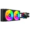 COUGAR POSEIDON ELITE 240 ARGB AIO Liquid Cooler with Infinity Mirror Design, "UTTERIGHT" Fins Design, Rotatable Pump Head, 2x ARGB Fans, Supports Intel LGA1851/LGA1700/LGA1200/LGA115X/LGA1366/AMD AM5/AM4/AM3/AM2/FM2/FM1 - Image 2