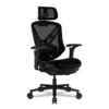 COUGAR SPEEDER Gaming/Office Racing-inspired Ergonomic Chair, 3D Hyper Rotation Armrest & Adjustable Headrest, Premium Chenille Yarn Mesh Fabric, Retractable Footrest - Black - Free Shipping - Image 2