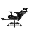 COUGAR SPEEDER Gaming/Office Racing-inspired Ergonomic Chair, 3D Hyper Rotation Armrest & Adjustable Headrest, Premium Chenille Yarn Mesh Fabric, Retractable Footrest - Black - Free Shipping - Image 7