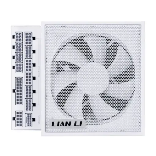 Lian Li Edge 850W Full Modular Power Supply - 80 Plus Platinum-ATX 3.0, 3.1-PCIE 5.1-L-Shape Design for Dual Chamber Case - White - Free Shipping