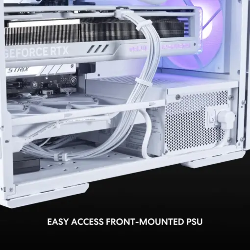 LIAN LI LANCOOL 207 ATX RGB Gaming Case - White - Free Shipping - Image 4