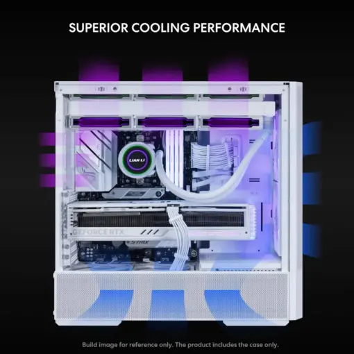 LIAN LI LANCOOL 207 ATX RGB Gaming Case - White - Free Shipping - Image 2