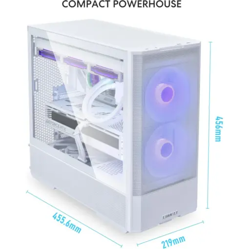 LIAN LI LANCOOL 207 ATX RGB Gaming Case - White - Free Shipping - Image 5