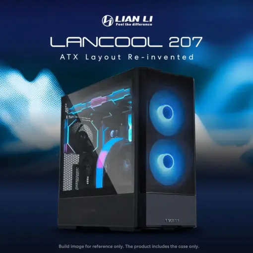 LIAN LI LANCOOL 207 ATX RGB Gaming Case - Black - Free Shipping - Image 2