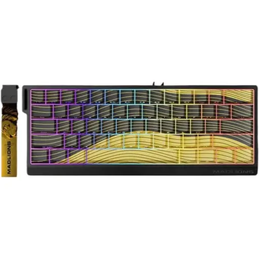MADLIONS MAD60 HE Magnetic Switches RGB Mechanical Keyboard, Rapid Trigger, Wired, Hot-Swappable, 8000Hz, 0.04mm Accuracy, Custom 60% - Limited Edition