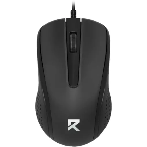 Redragon BM-4049 Wired Mouse, 1200 DPI, 125Hz Polling Rate, Ambidextrous Design, Long-lasting Switches, 1.5m Cable Length - Black