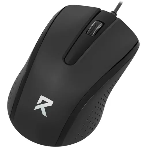 Redragon BM-4049 Wired Mouse, 1200 DPI, 125Hz Polling Rate, Ambidextrous Design, Long-lasting Switches, 1.5m Cable Length - Black - Image 2