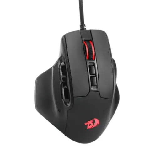 Redragon M806 Bullseye Wired RGB Gaming Mouse, 7 Programmable Buttons w/Ergonomic Natural Grip Build, Software Supports DIY Keybinds