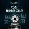 Thunder Zyler TAC-1017 ARGB CPU Air Cooler - 4 Copper Heatpipes, Single Fan - Image 2