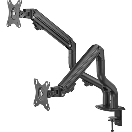 Twisted Minds TM-71-C012 Dual Monitor Arm Pipe Shaped Counterbalance Spring Assisted Shock Absorber 17" - 32" Max 8KG - Image 3